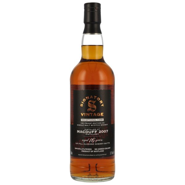 Macduff 16 Jahre 2007/2024 100 Proof Exceptional Cask #3 (Signatory)